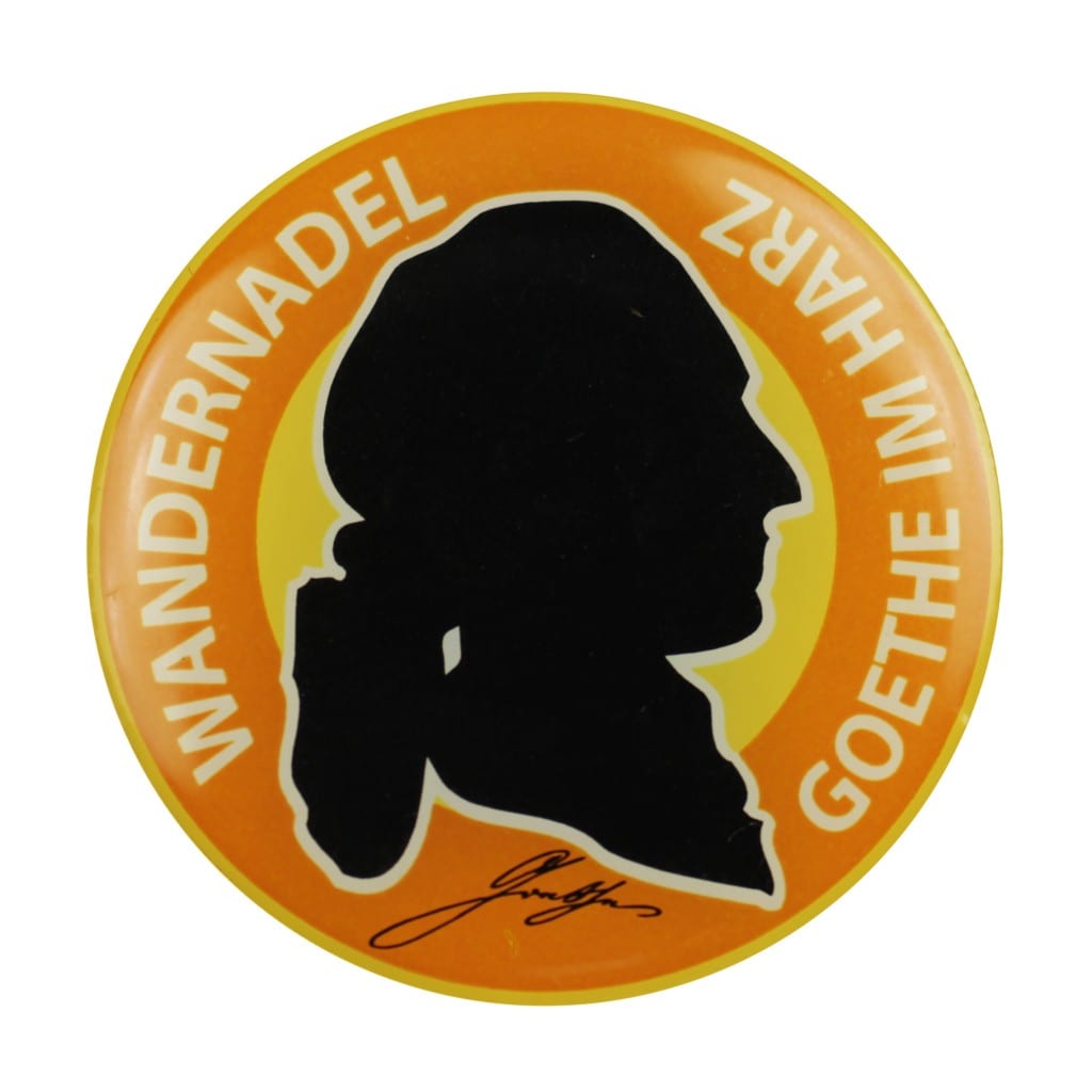 Goethe Wandelnaald Badge Harz