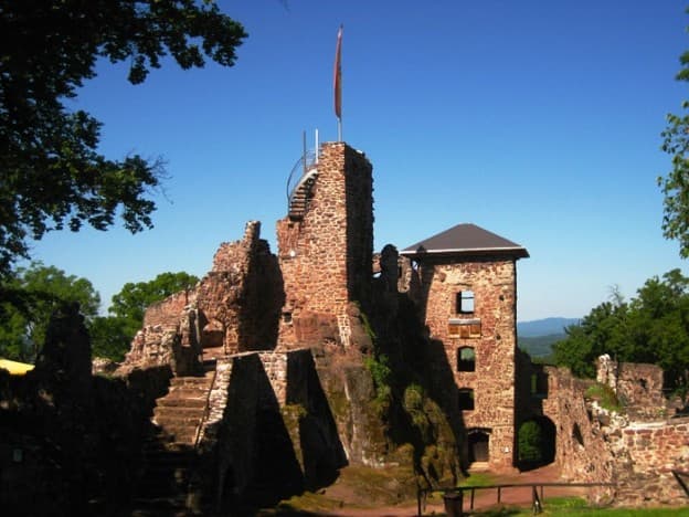 Stamp point 98 / Hohnstein ruins • Harzer Wandernadel