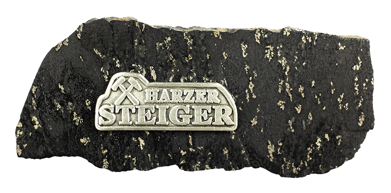 Pierre avec plaquette métallique Harzer Steiger