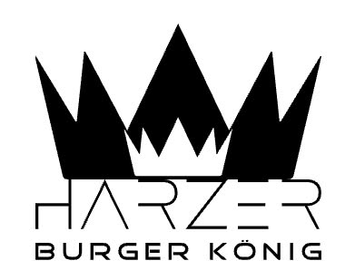 Logo Harzer Burger König mit Krone