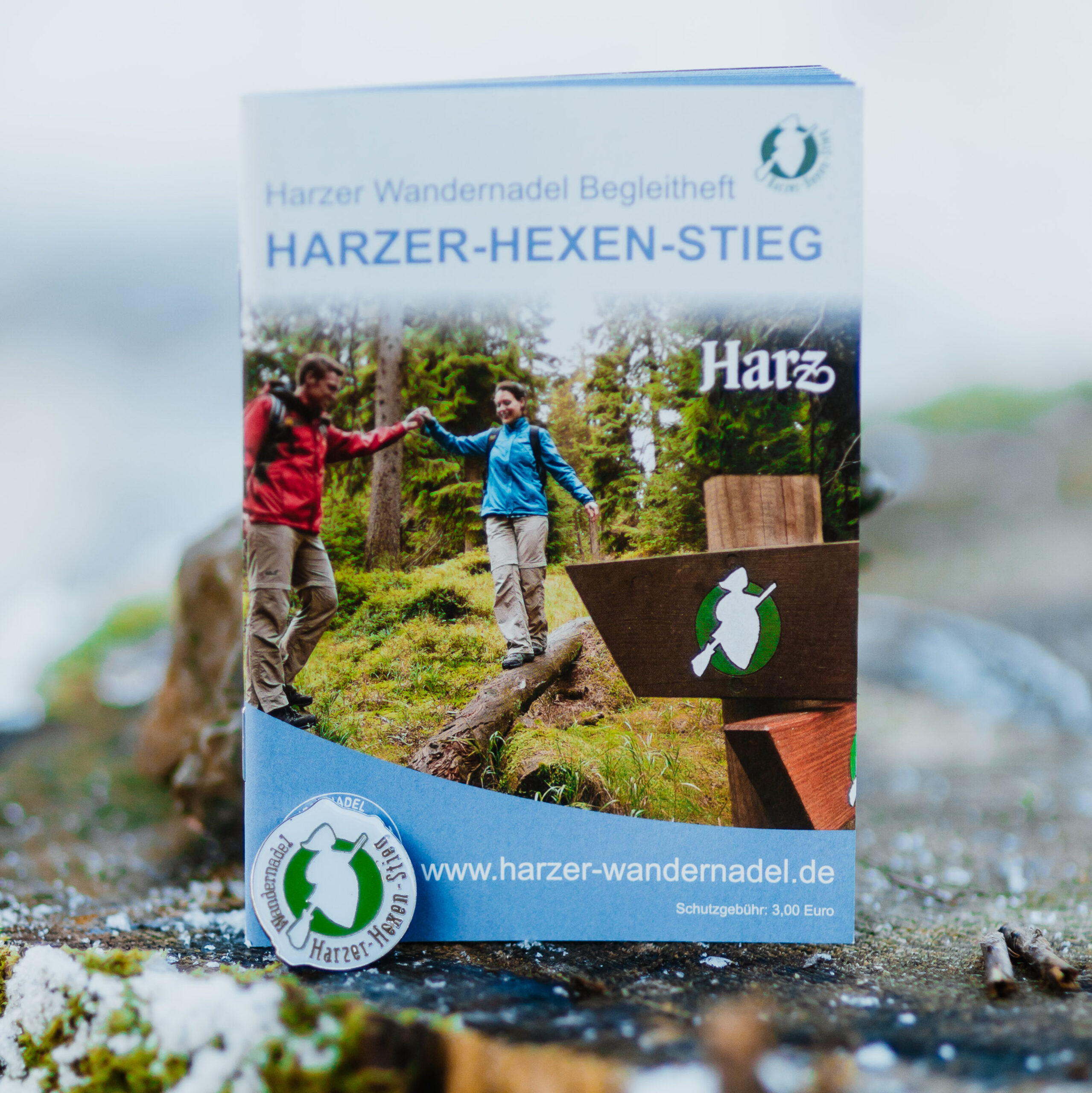 Brochure Harzer-Hexen-Stieg dans la forêt du Harz