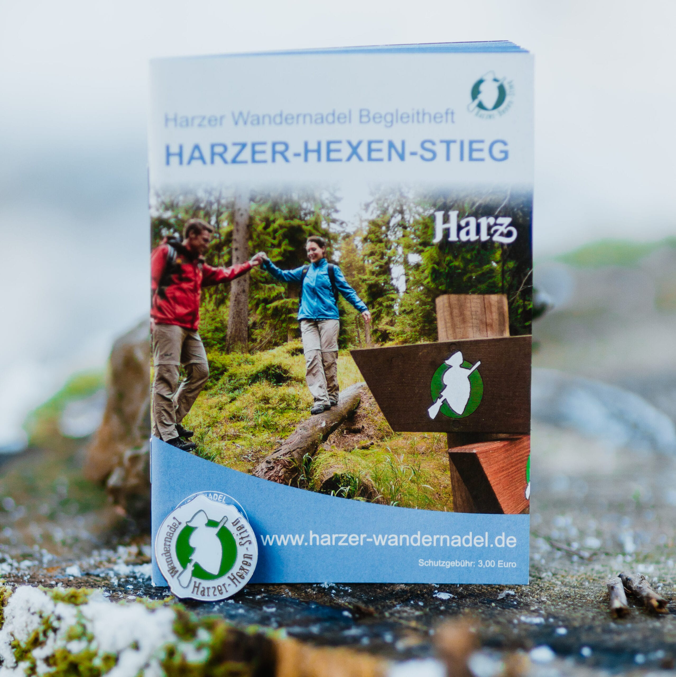 Brochure Harzer-Hexen-Stieg dans la forêt du Harz